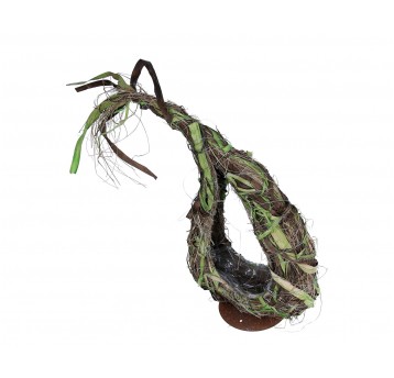 Ozdoba z zielonego ratanu 58cm/30cm/14cm