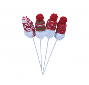 Ozdoby z czapek do dekoracji na piku 54cm