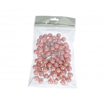 Perełki na piku brzoskwinia op=100szt śr18mm