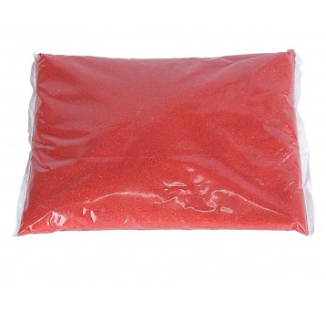 Piasek czerwony op.-1kg.