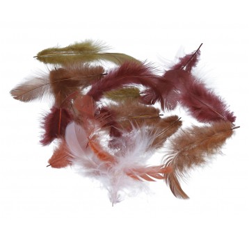 Pióra kolorowe 10cm/6cm/3cm