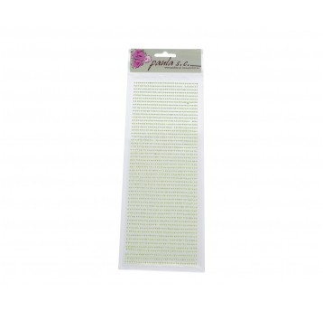 Półperełki 2mm 54rz. x 33szt. j.zielone