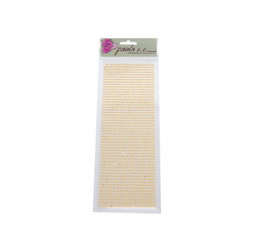 Półperełki 2mm 54rz. x 33szt. pomarańczowe