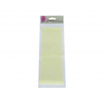 Półperełki 52rz x 27szt. cytrynowe 3mm