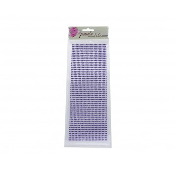 Półperełki 52rz x 27szt. fioletowe 3mm