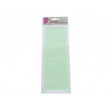 Półperełki 52rz x 27szt. seledynowe opal. 3mm