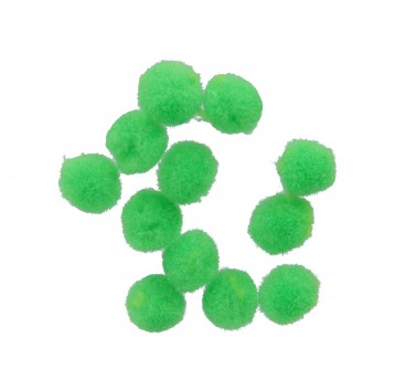 Pompony 1000 szt. j.zieleń 1,5 cm