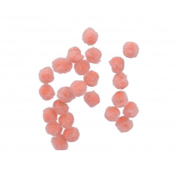 Pompony 2000 szt. brzoskiniowe 1 cm