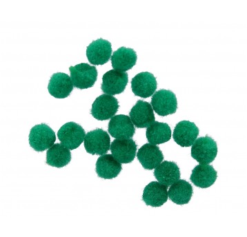 Pompony 2000 szt. c.zielone 1cm