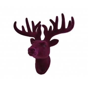 Poroże renifera bordo do kompozycji 31cm/21cm