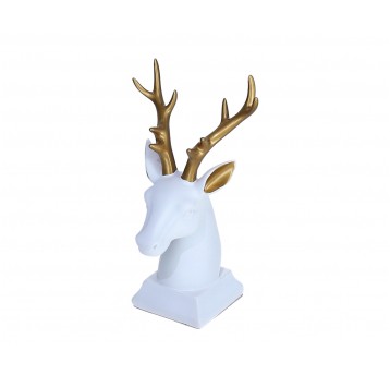 Poroże renifera z polirezynu 17cm/12cm/10cm