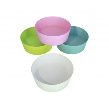 Pudełka tekturowe mix kol śr 25cm/9cm