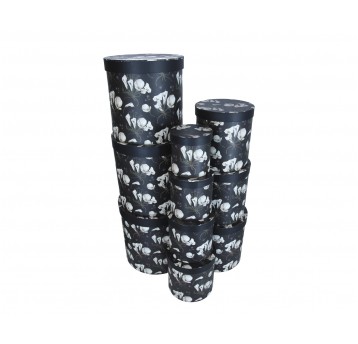 Pudełka tekturowe s/10 śr 32cm/32cm