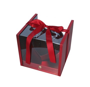 Pudełka tekturowe z sercem 24cm/27cm/27cm