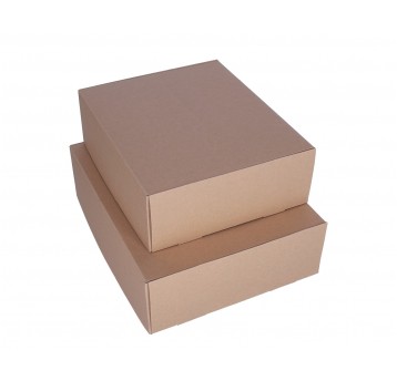 Pudełko naturalne składane 2 rozm.=kpl.