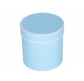 Pudełko okrągle niebieskie śr 11cm/11cm
