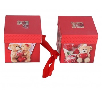 Pudelko ozd.do składania mix h 10cm l 10cm d 10cm