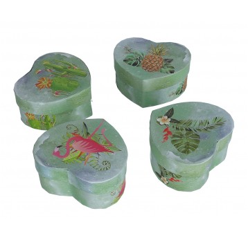 Pudelko ozdobne serce mix 5cm /9cm /11cm