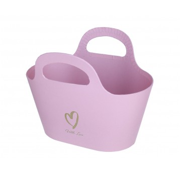 Pudełko róźowe na kwiaty 21cm/27cm/12cm