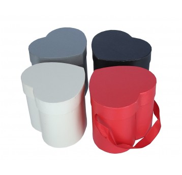 Pudełko serce 4kolory 12cm/13cm/14cm