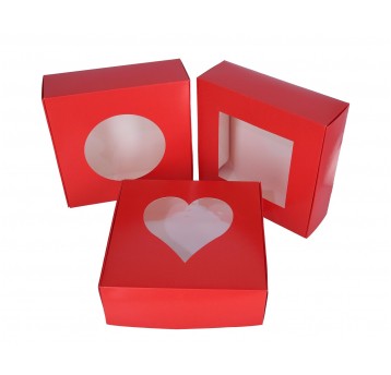 Pudełko składane 3wzory 30cm/30cm/10cm