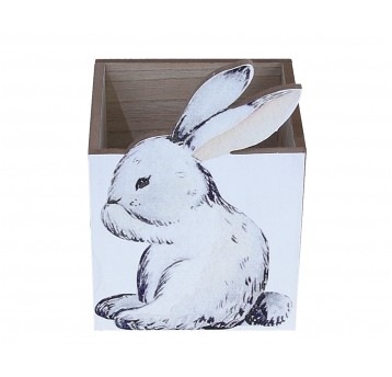 Pudełko z zajączkiem 12cm/12cm/12cm