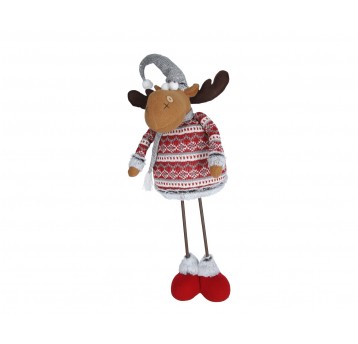 Renifer na teleskopie czerwono-szary 70cm /25cm