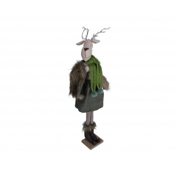 Renifer w brązowym futerku 78cm/20cm