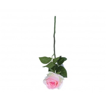Roźa róźowa z pianki 47cm