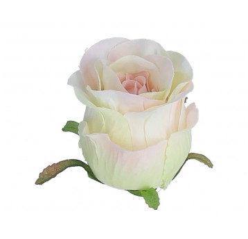 Róza wyrob. krem.-rózoawa op=12szt h8cm d6cm