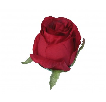 Róża wyrobowa czerwona 7cm/4cm