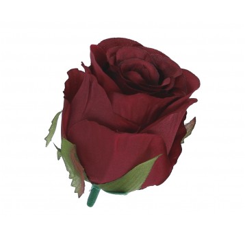 Róża wyrobowa czerwona 7cm/4cm