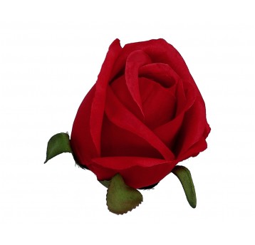 Róża wyrobowa czerwona 7cm/5cm op=12szt
