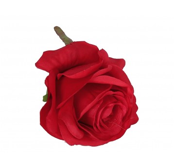 Róża wyrobowa czerwona 9cm/6cm op=12szt.