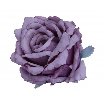 Róza wyrobowa fioletowa h 8cm d 10cm