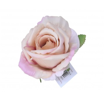 Róźa wyrobowa łososiowo-róźowa 6cm/8cm