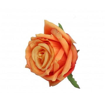 Róza wyrobowa pomaranczowa op=12szt h7cm śr.8cm