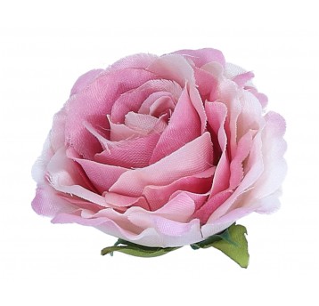 Róża wyrobowa różowa 6cm/5cm