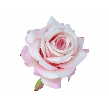 Róźa wyrobowa róźowo-kremowa 5cm/10cm