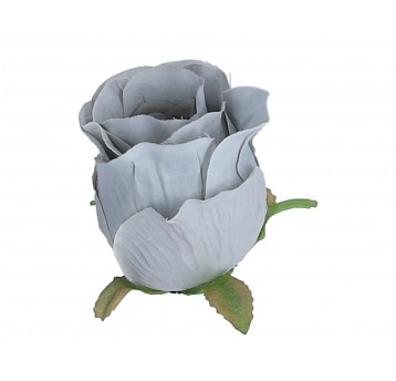 Róza wyrobowa szara op=12szt h8cm d 6cm
