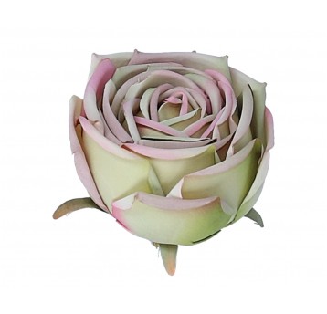 Róźa wyrobowa zielono-róźowa śr 7cm/5cm