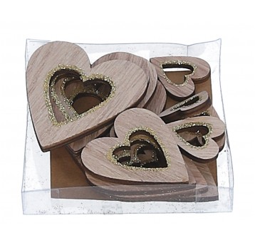 Serca w 3 rozmiarach mix op=12szt