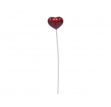 Serce na piku do kompozycji 55cm