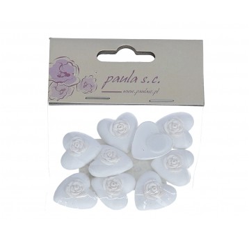 Serce na przylepcu op=9 szt. 2cm