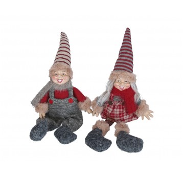 Skrzaty ozdobne do kompozycji mix 45cm