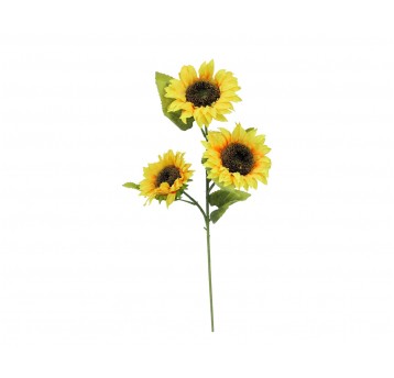 Słonecznik na łodydze 3 kwiaty 90cm