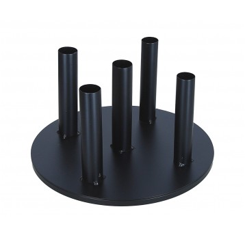 Stojak czarny na 5 kwiatów śr 30cm /16cm