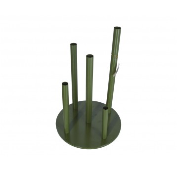 Stojak zielony na 5 kwiatów śr 36cm/50cm