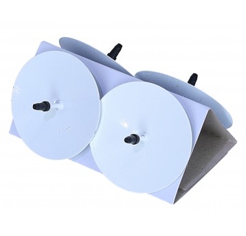 Świecznik do kompozycji bialy śr 5cm op=4szt