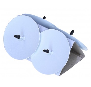 Świecznik do kompozycji bialy śr 6cm op=4szt